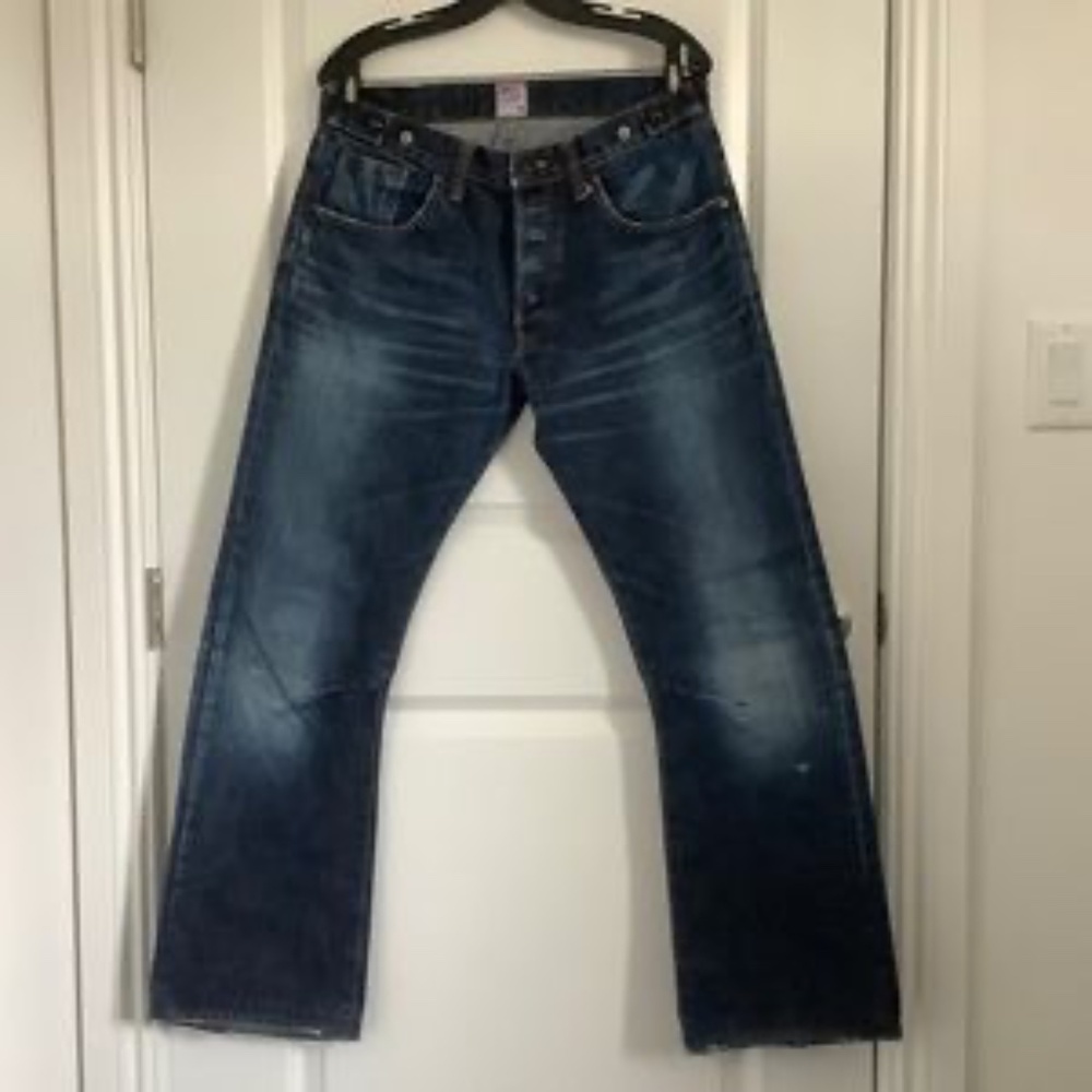 Men's Rare PRPS Made in Japan Purple Tag Denim Jeans, Size 33
